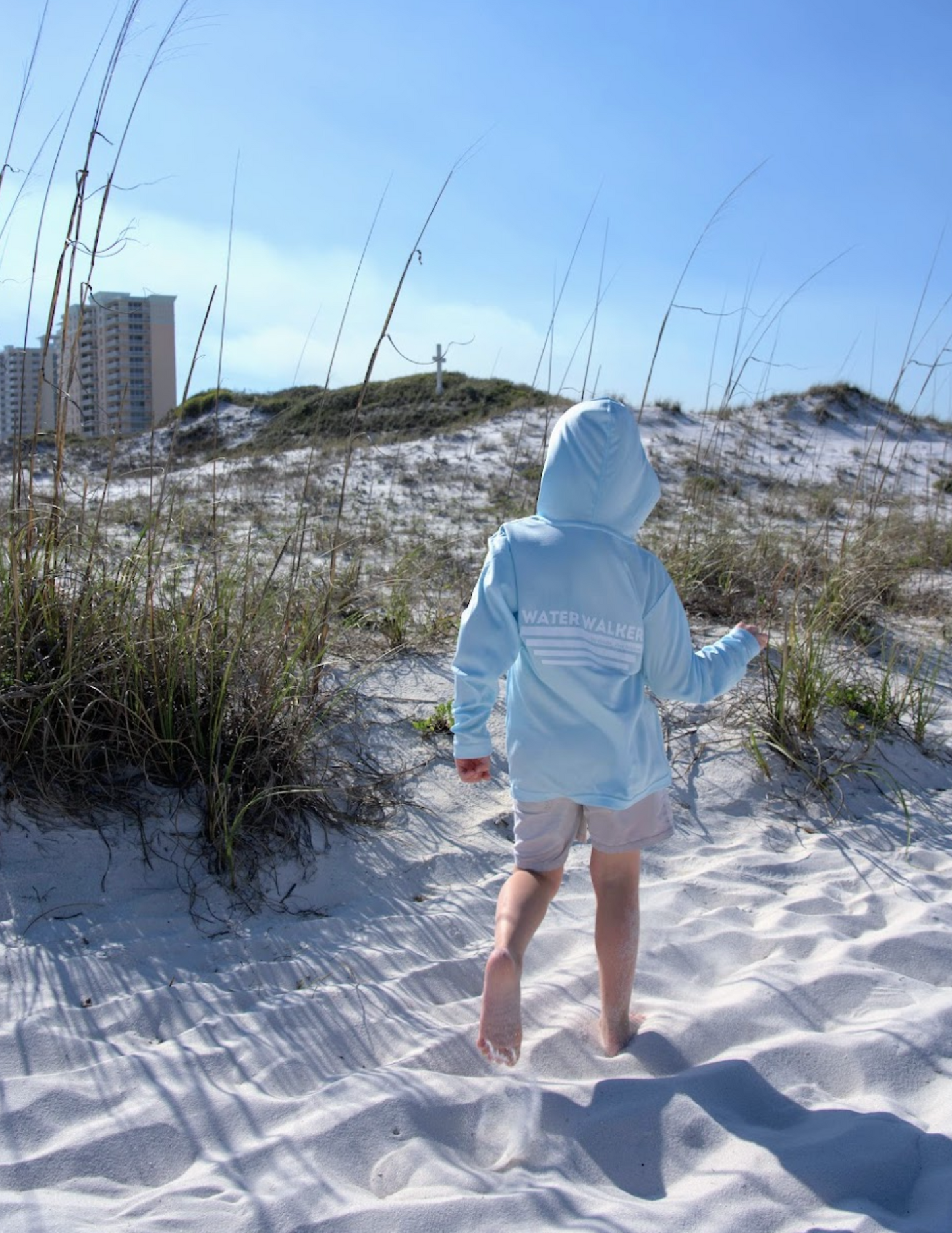 Ice Blue – Water Walker Hoodie (Youth to XXXL)