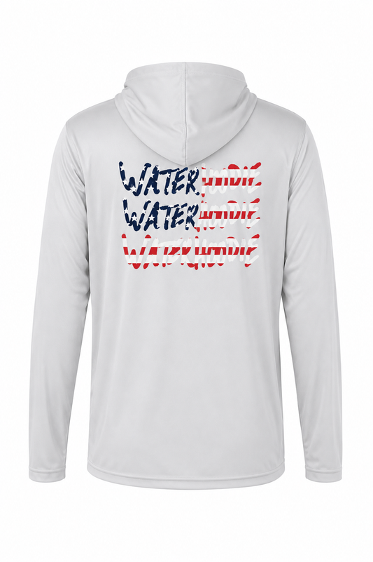 American Flag Water Hoodie (2T to XXL)