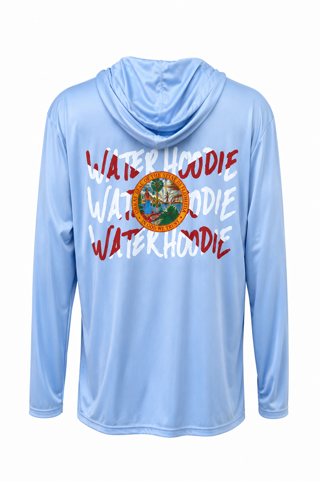 Florida Flag Water Hoodie – Sky Blue (2T to XXL)