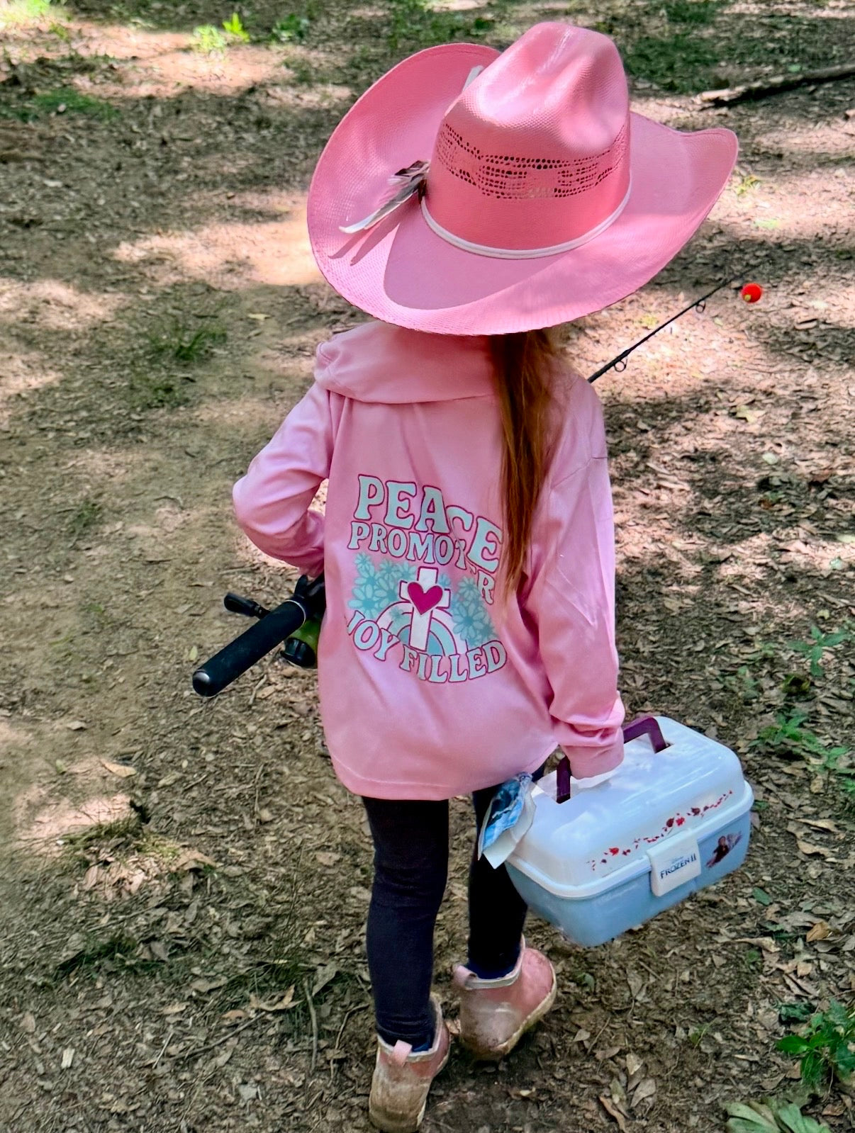 Pink Peace Promote Water Hoodie (Toddler only)