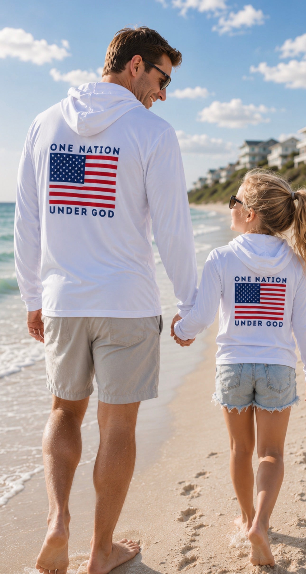 One Nation Under God – LIMITED EDITION Water Hoodie (Youth to XXL)