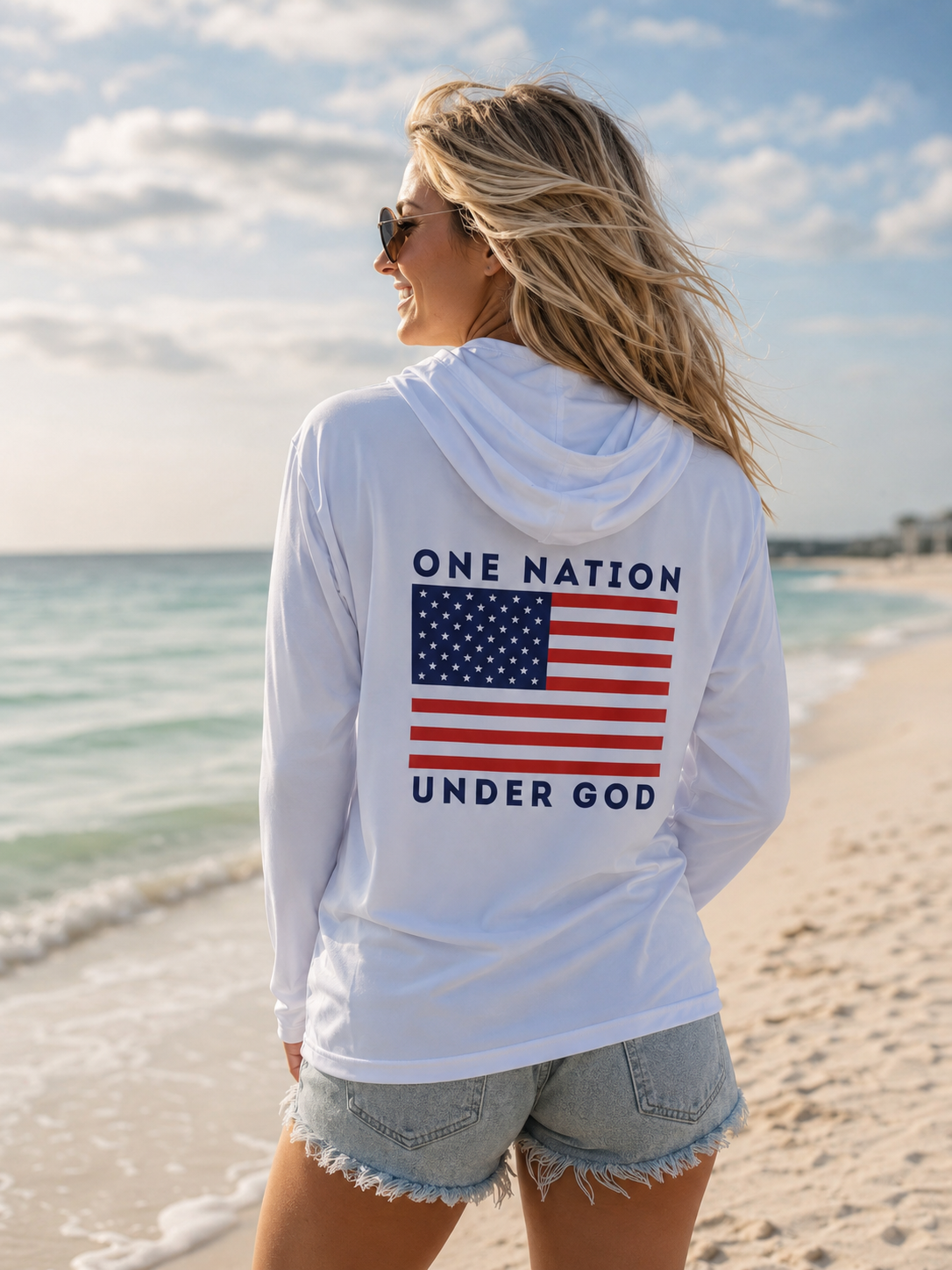 One Nation Under God – LIMITED EDITION Water Hoodie (Youth to XXL)