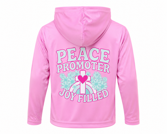 Pink Peace Promote Water Hoodie (Toddler only)