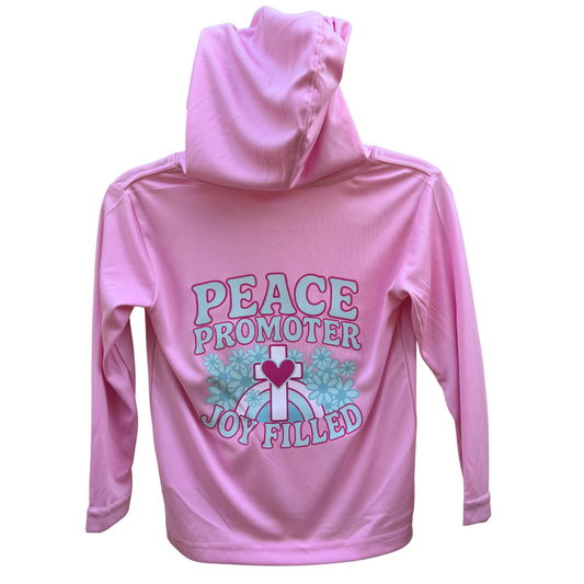 Pink Peace Promote Water Hoodie
