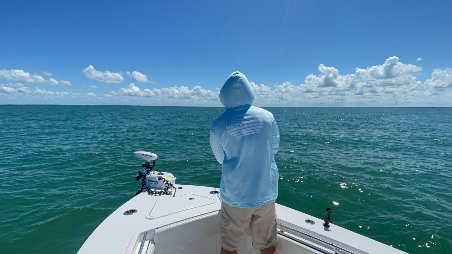 Ice Blue – Water Walker Hoodie (Youth to XXXL)